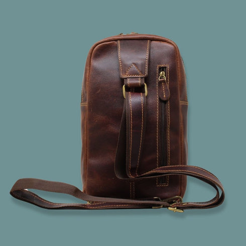 Anshuman Genuine Leather Mini Backpack Rank
